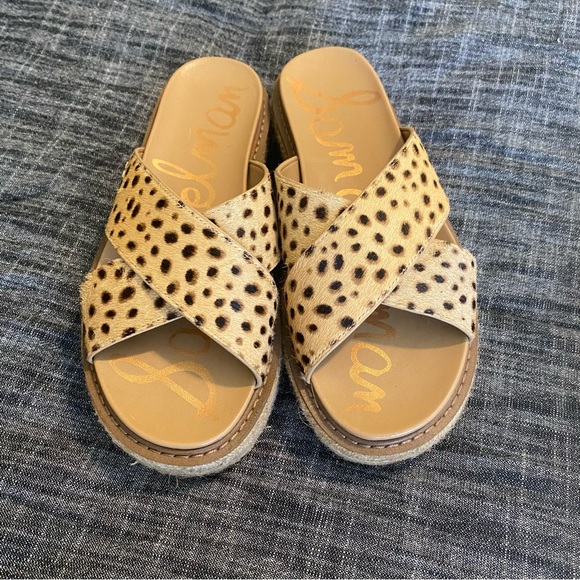 Sam Edelman platform sandals 7.5 - Picture 2 of 2